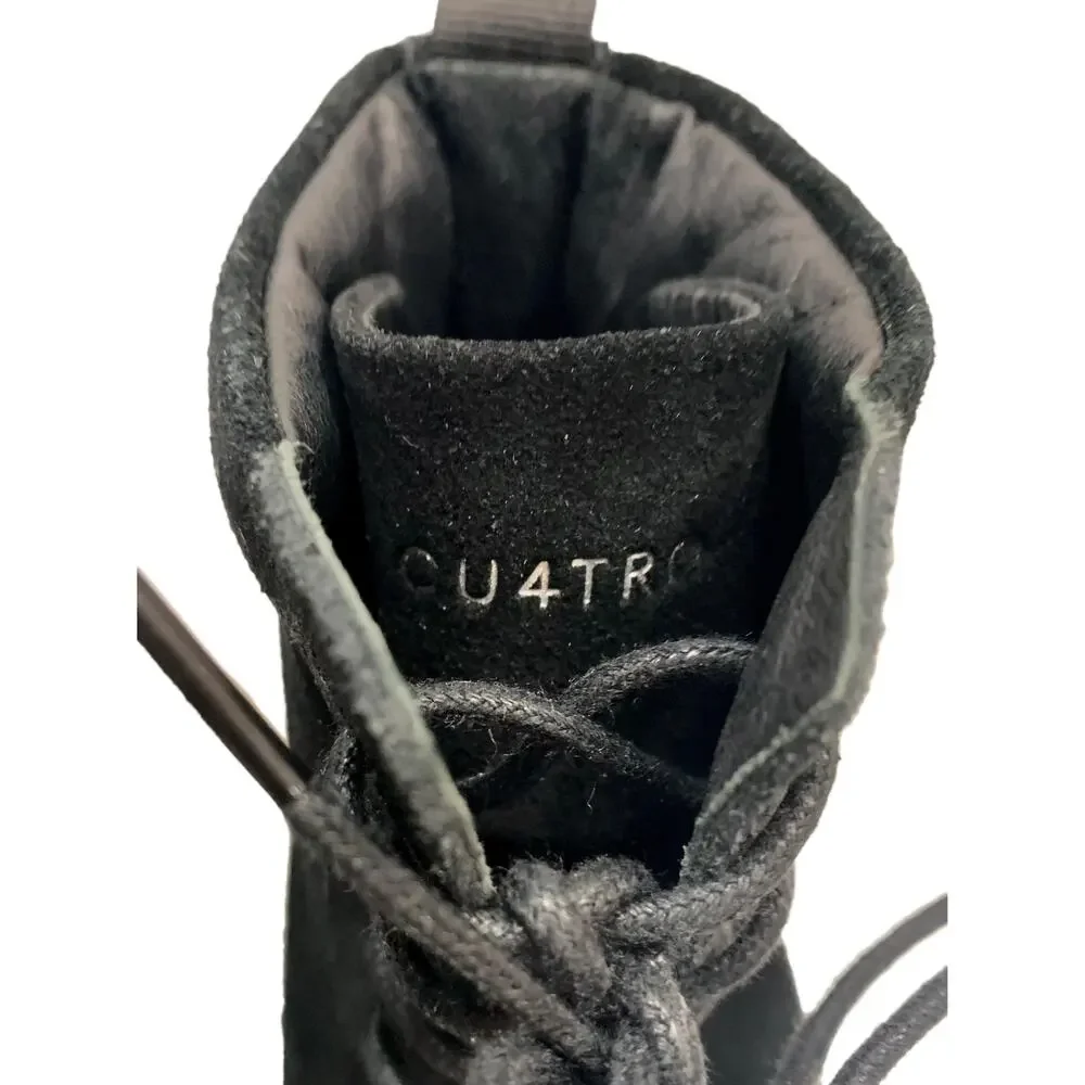 CU4TRO Black Suede NINJA Boots Sneakers | 42 Men 9 Women 10.5 | EUC